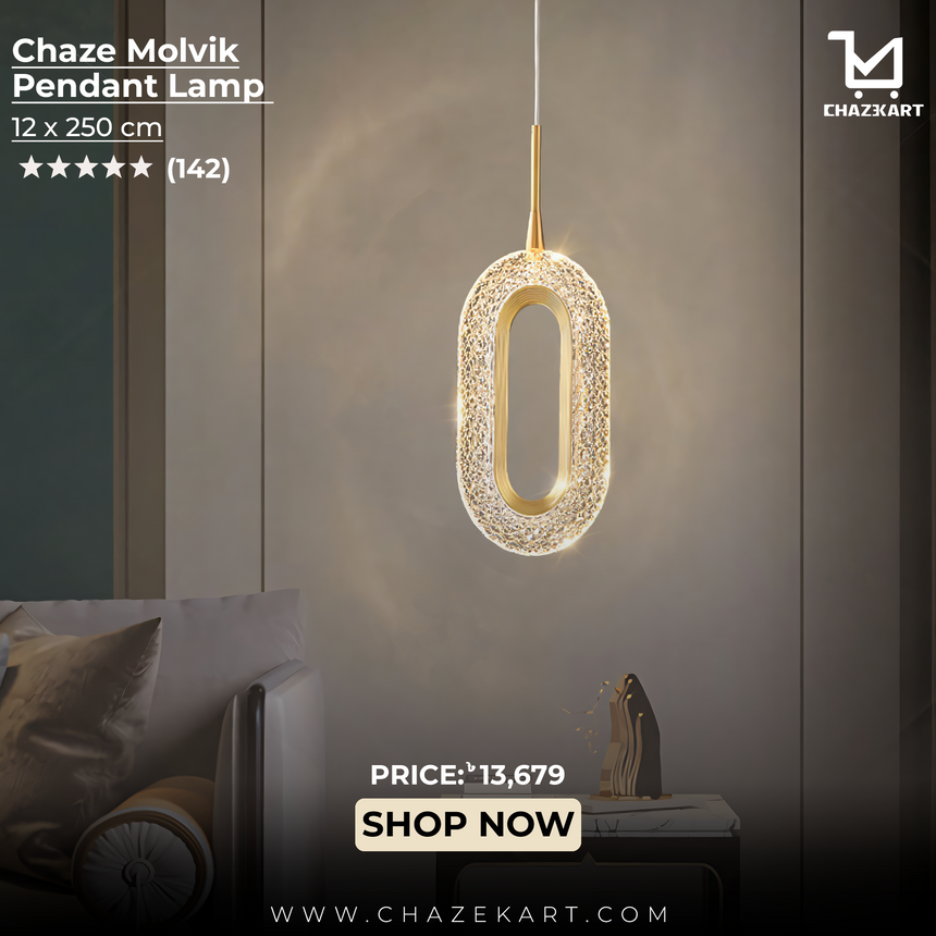 Chaze Molvik, Pendant Lamp 12x250 cm