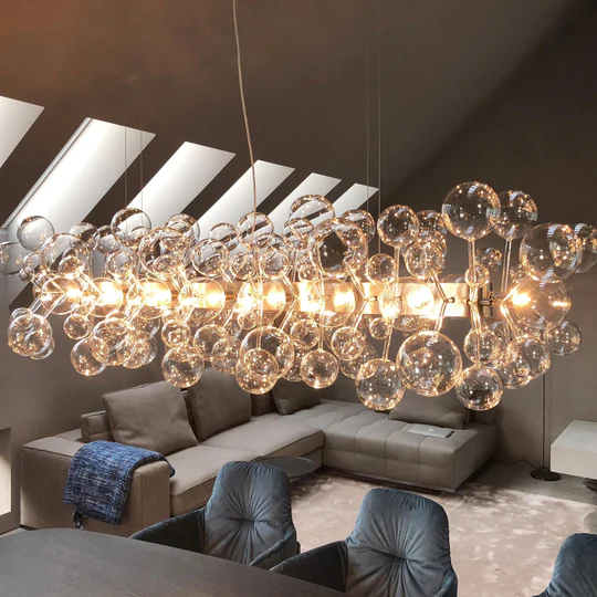 Chaze Solbjerg, Dining Chandelier 142×31 cm