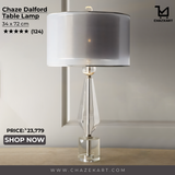 Chaze Dalford, Table Lamp  34x72 cm
