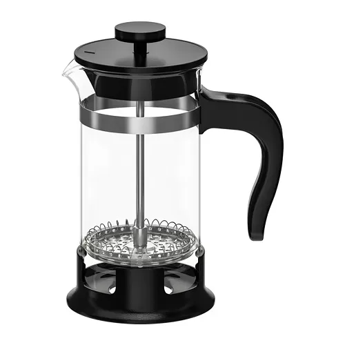 IKEA UPPHETTA coffee/tea maker, glass/stainless steel, 0.4 L