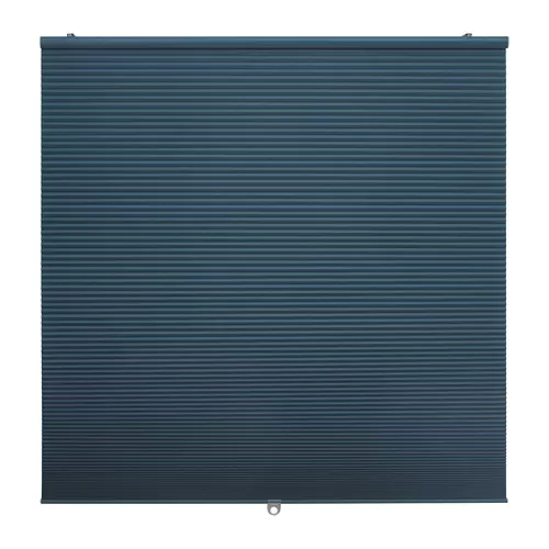 IKEA HOPPVALS Room darkening cellular blind, blue, 60x155 cm