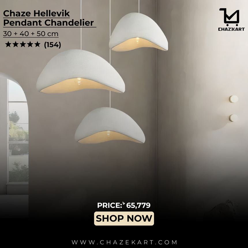 Chaze Hellevik, Pendant Lamp 30+40+50 cm