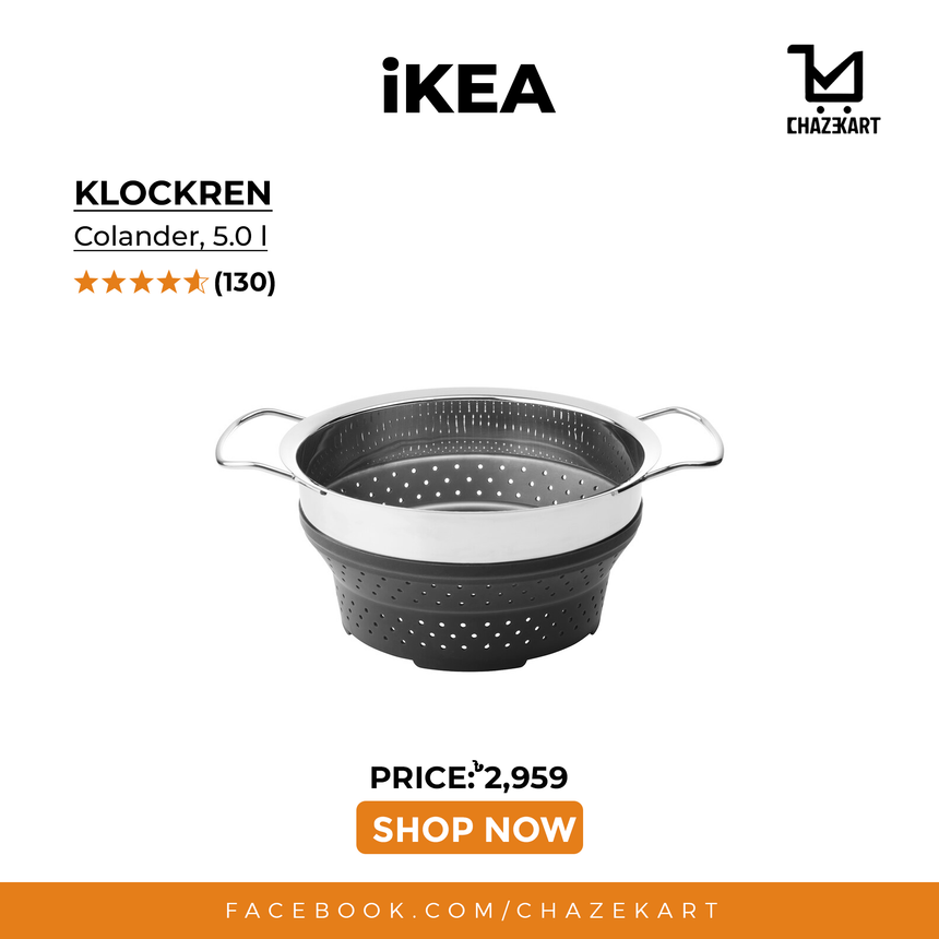 IKEA, KLOCKREN colander 5.0 L