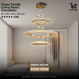 Chaze Tarnby, Living Room Chandelier 60x80x60x180 cm