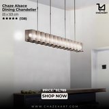 Chaze Alsace, Dining Chandelier 23x123 cm