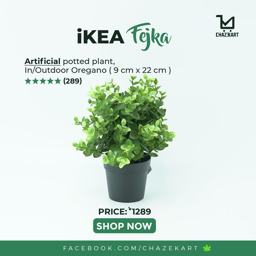 IKEA FEJKA Artificial potted plant, oregano, 9 cm