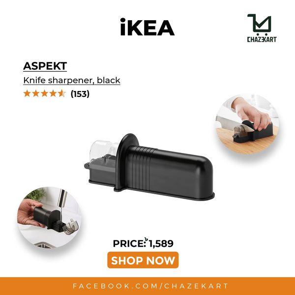 IKEA ASPEKT Knife Sharpener, Black