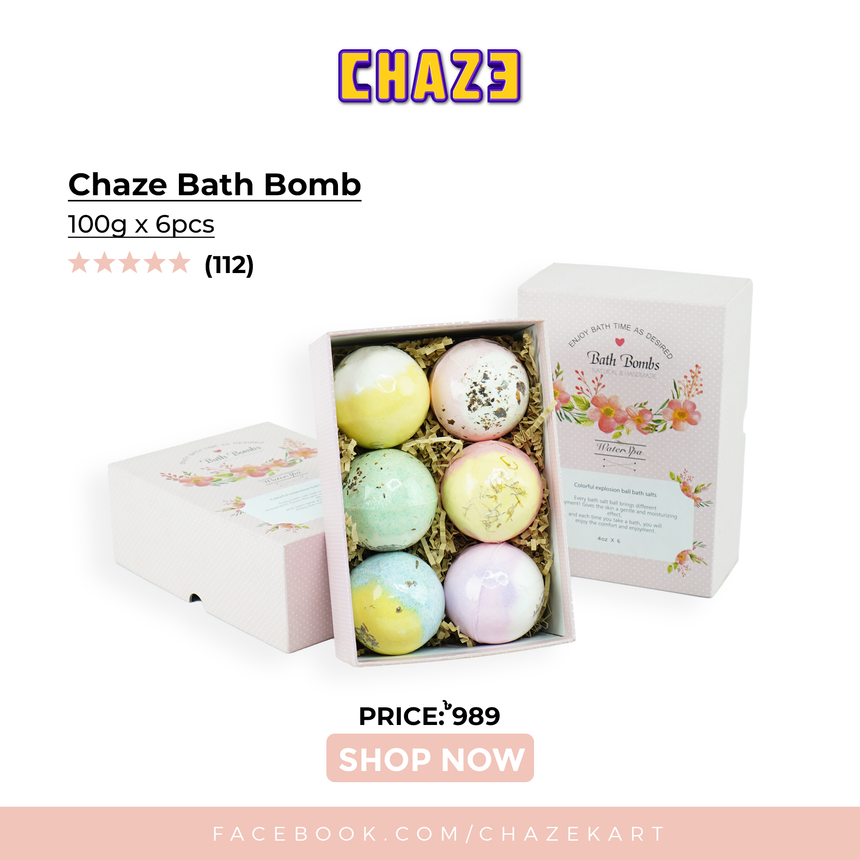 CHAZE Bath Bomb 100g x 6pcs