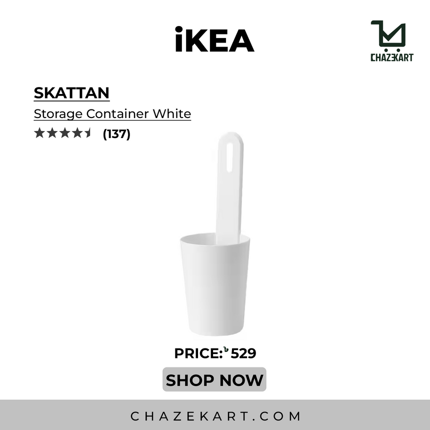 IKEA SKATTAN Storage Container White