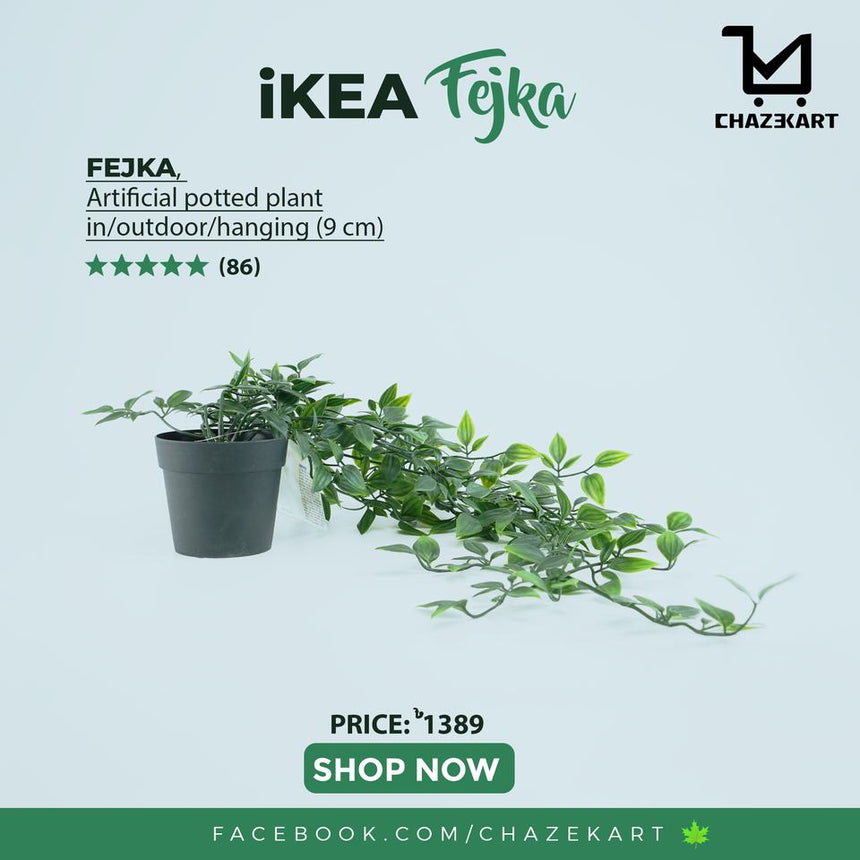 IKEA FEJKA Artificial potted plant, in/outdoor/hanging, 9 cm