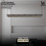 Chaze Vossborg, Dining Chandelier 171x12x9x150 cm