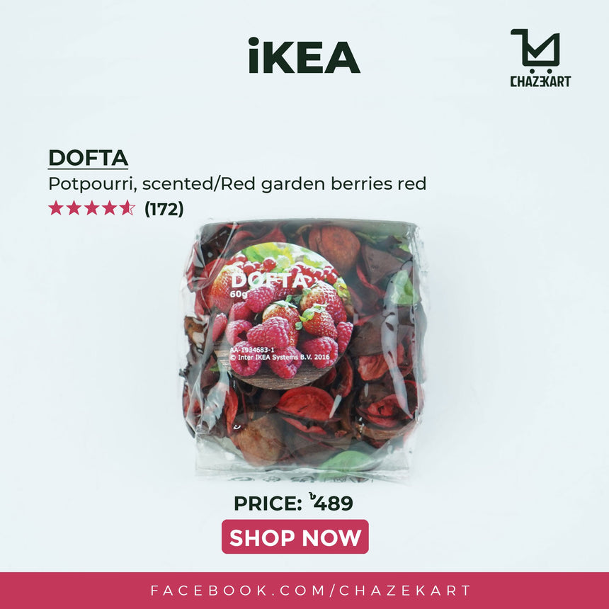 IKEA DOFTA Potpourri scented, Red garden berries red