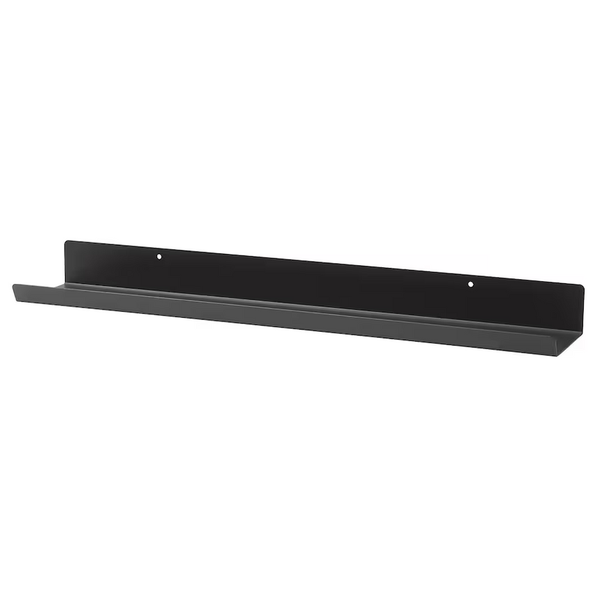 IKEA MALMBACK Display shelf, Black, 60 cm