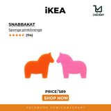IKEA SNABBAKAT Sponge Pink/Orange