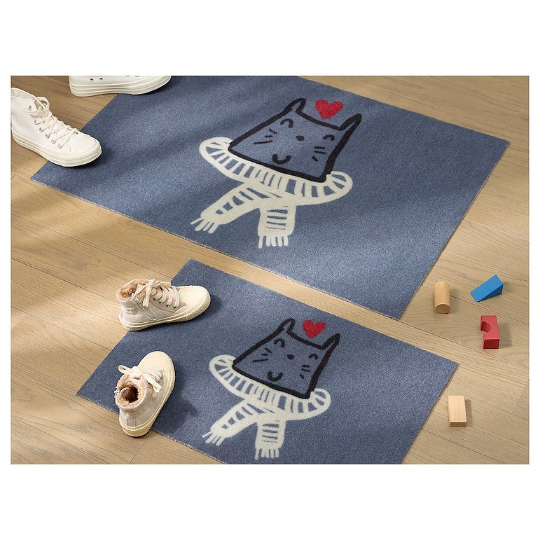 IKEA KVARNDRUP door mat cat 40x60 cm