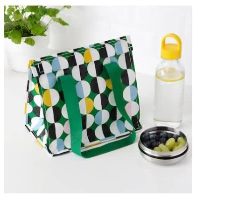 IKEA FLADDRIG lunch bag patterned/multicolour 25x16x27 cm