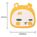 Chaze C-Toon Non-Slip Coaster, Yellow Large