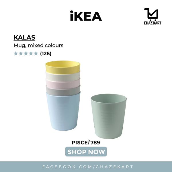 IKEA KALAS Mug, mixed colours