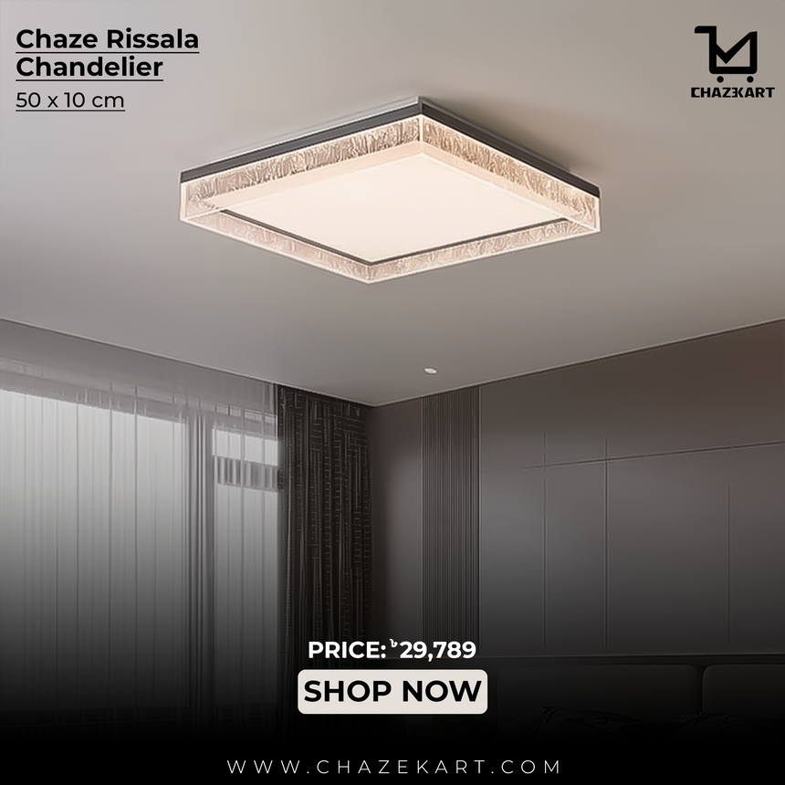 Chaze Rissala, Bedroom Ceiling Light 50x10 cm