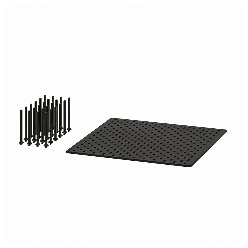 IKEA UPPDATERA pegboard drawer organiser, Anthracite, 60 cm