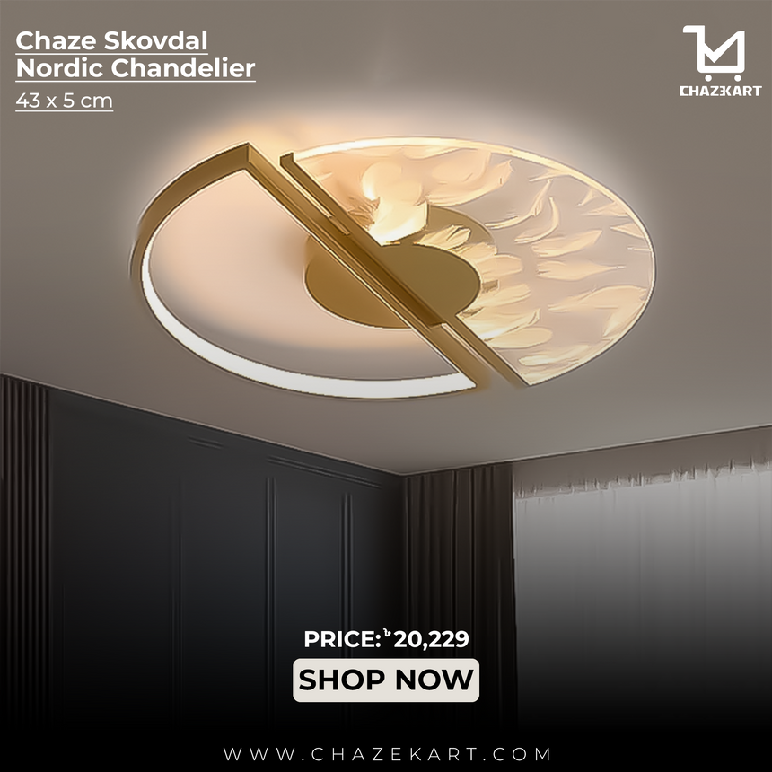 Chaze Skovdal, Bedroom Ceiling Light 43x5 cm