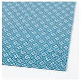 IKEA GALLRA place mat blue/patterned 45x33 cm