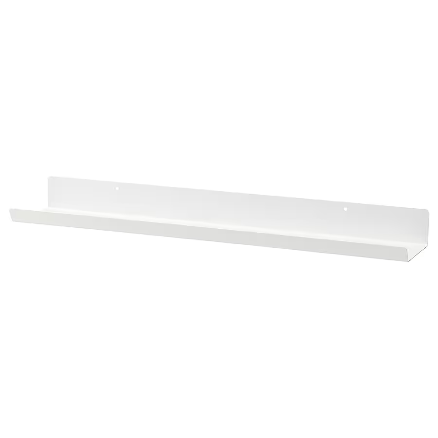IKEA MALMBACK Display shelf, white, 60 cm