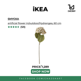 IKEA SMYCKA artificial flower in/outdoor/Hydrangea light grey 60 cm