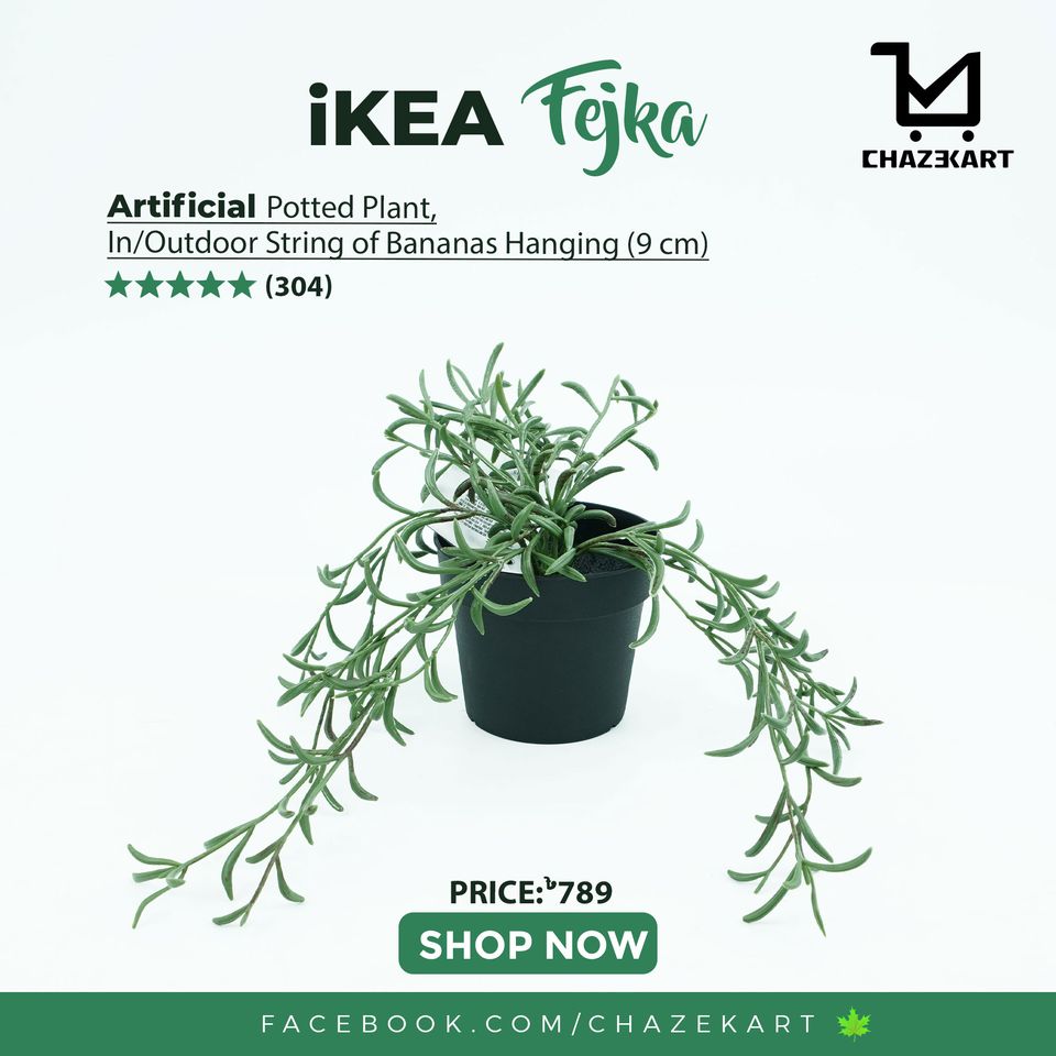 ikea fejka hanging plant IKEA FEJKA Artificial potted plant, in/outdoor/String of bananas hangi – ChazeKart