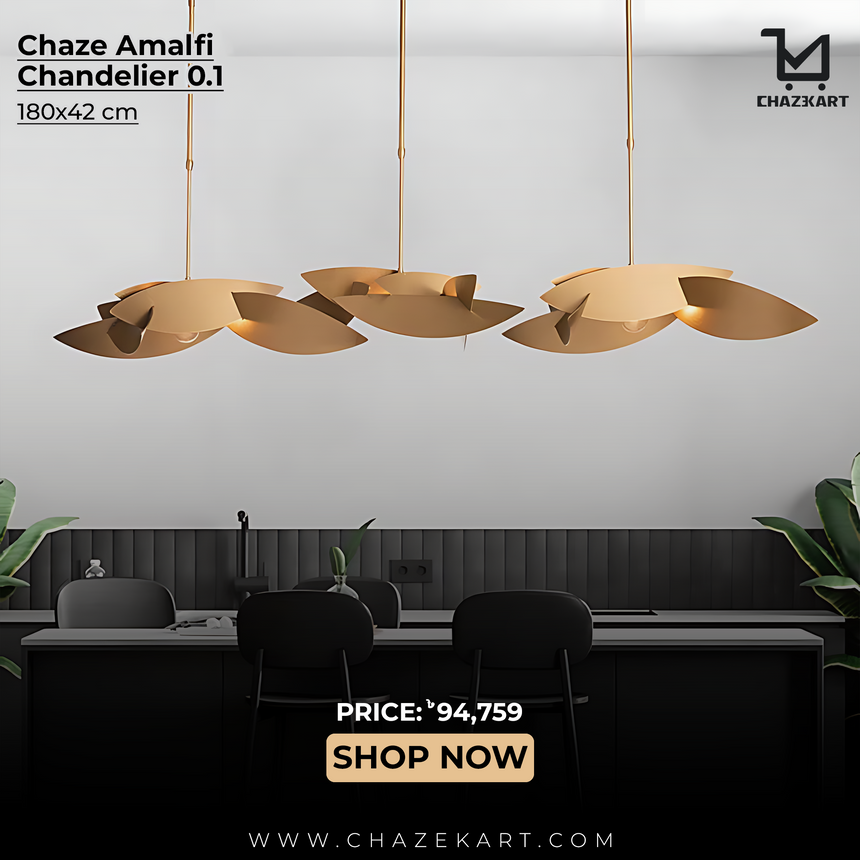 Chaze Amalfi, Dining Chandelier 180x42 cm