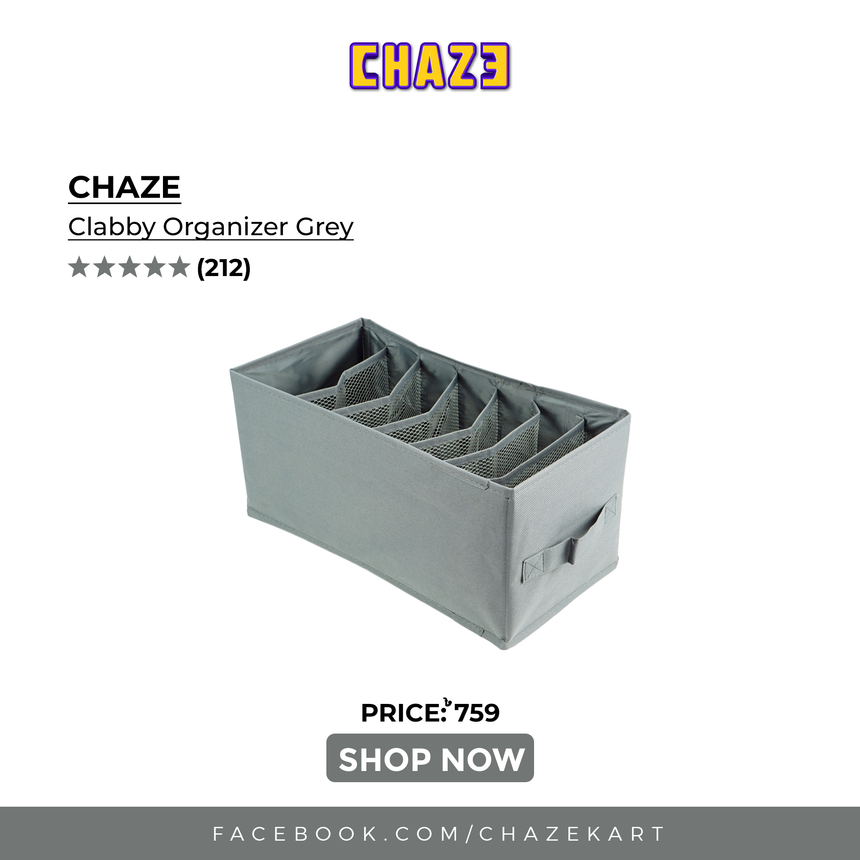 CHAZE Clabby Organizer Grey