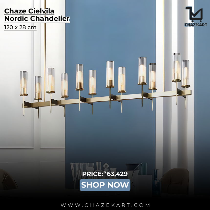 Chaze Cielvila, Dining Chandelier 120×28 cm