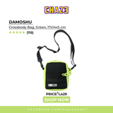 DAMOSHU Crossbody Bag, Green, 17x14x5 cm