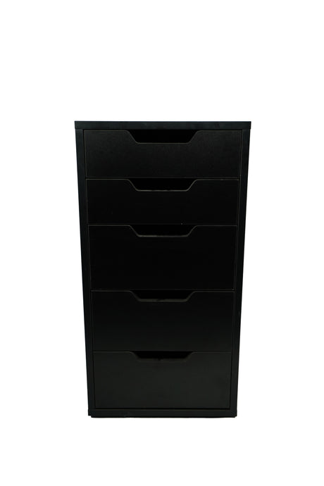 CHAZE ALEX Drawer unit, Black, 36x59x70 cm