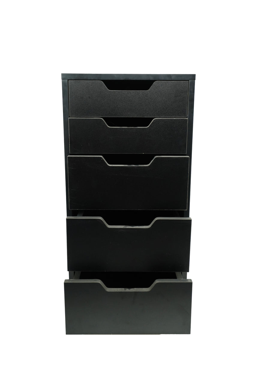 CHAZE ALEX Drawer unit, Black, 36x59x70 cm