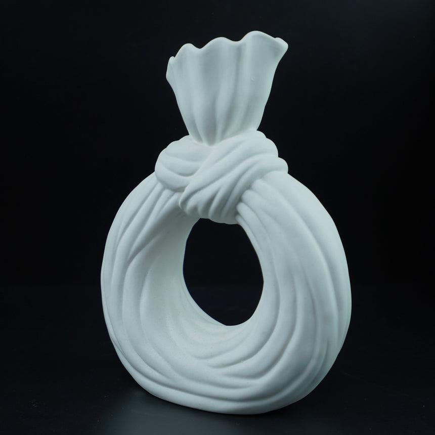 CHAZE Solentra Ceramic Vase White