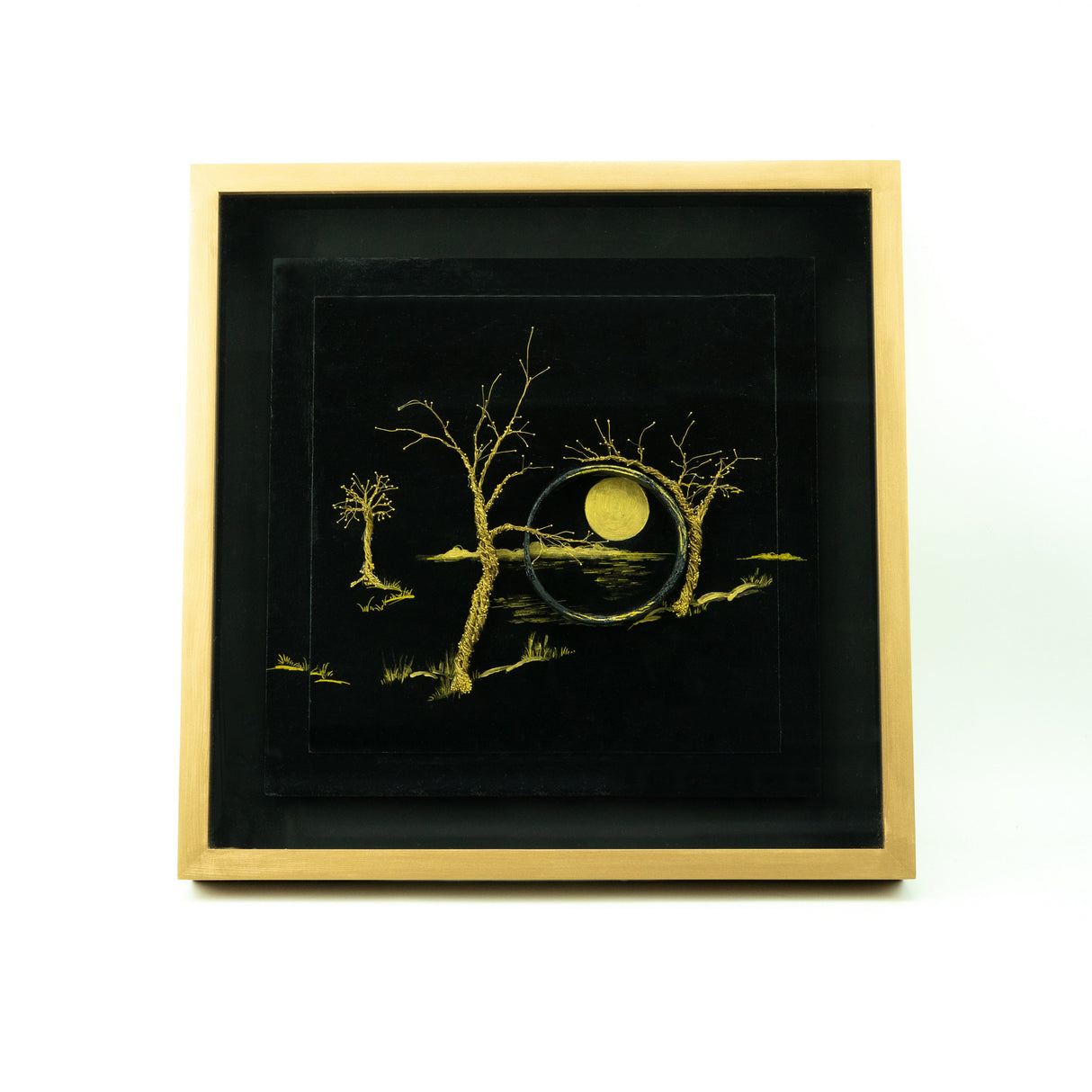 Golden Glow 3D Art