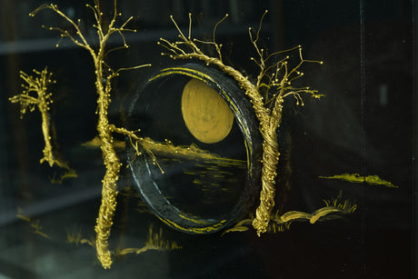 Golden Glow 3D Art