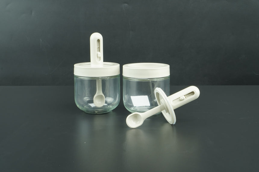 CHAZE TENVIK Spice Jar with Spoon, set of 2