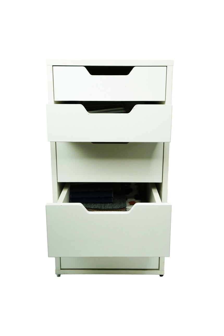 CHAZE ALEX Drawer unit, White, 36x59x70 cm