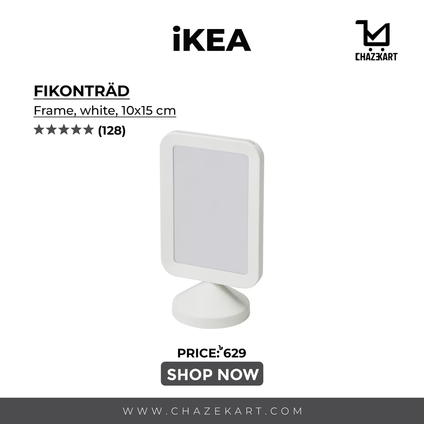 IKEA FIKONTRAD Frame, white, 10x15 cm