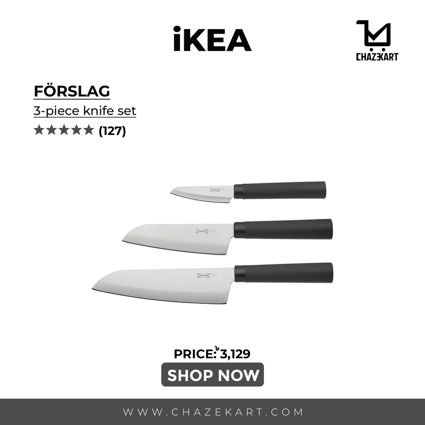 IKEA FORSLAG 3-piece knife set