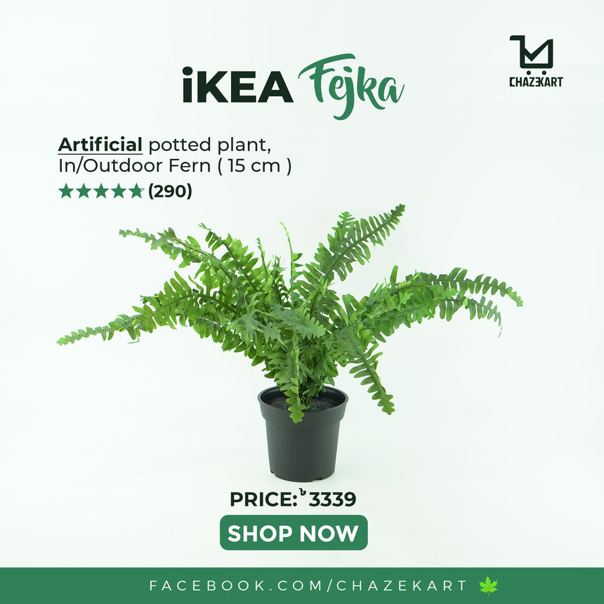 IKEA FEJKA Artificial potted plant, in/outdoor fern, 15 cm