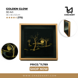 Golden Glow 3D Art