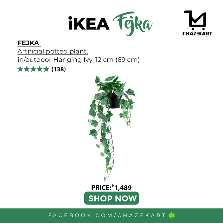 IKEA FEJKA Artificial potted plant, in/outdoor/hanging Ivy, 12 cm