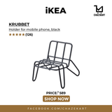 IKEA KRUBBET Holder for Mobile Phone, Black