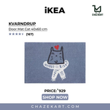 IKEA KVARNDRUP door mat cat 40x60 cm