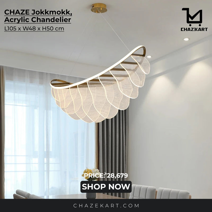 CHAZE JOKKMOKK Acrylic Chandelier 105 cm