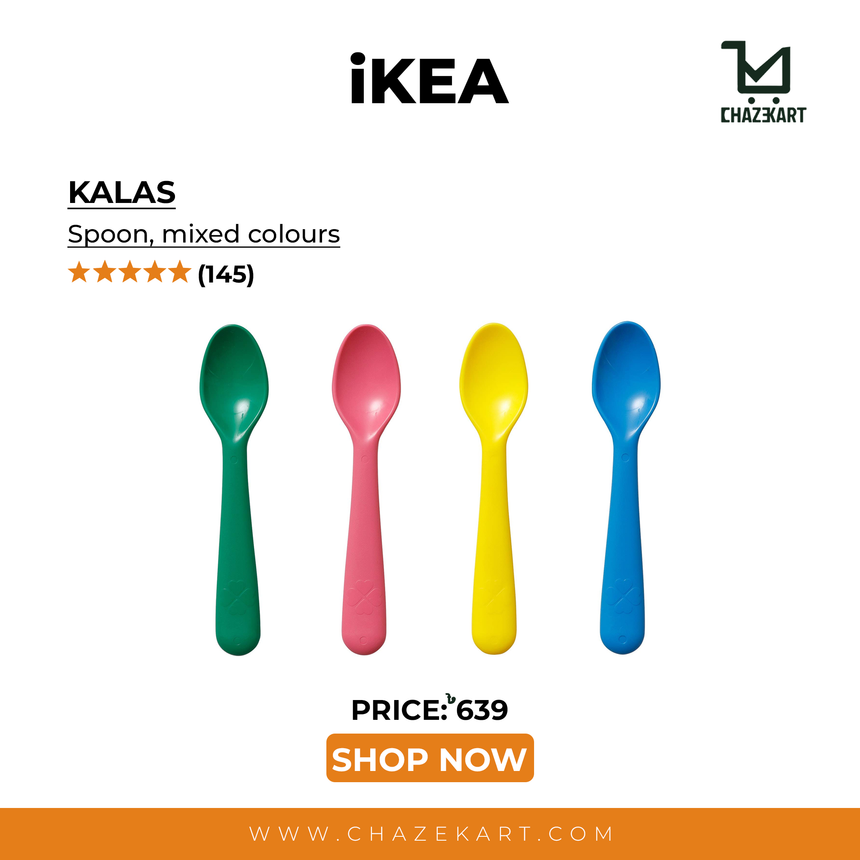 IKEA KALAS Spoon, mixed colours