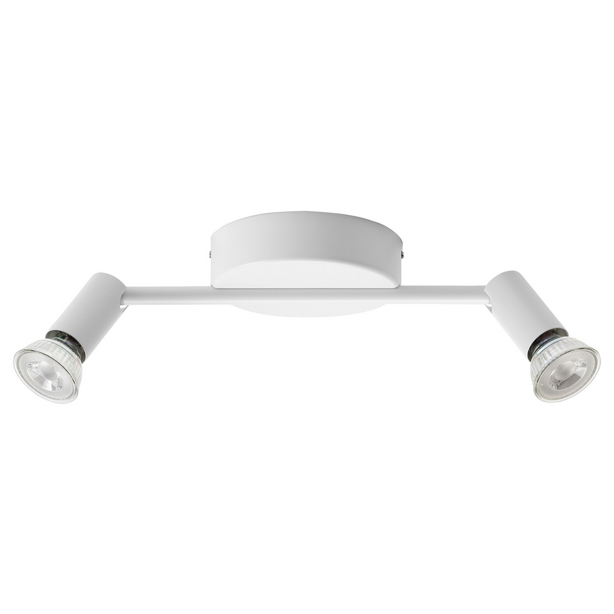 IKEA KRUSNATE ceiling spotlight with 2 spots, white